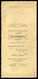 MENÜKÁRTYA , KOLOZSVÁR 1900. Házi-Estély, Dekoratív, érdekes Darab "Krumpli Nudli (a Hölgyek Számára) ..." Hát Nem Tudom - Zonder Classificatie