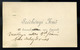 Gróf Széchényi Jenő , Orsz. Képviselő, Autográf Névjegykártya  /  Count Jenő Széchényi MP Autograph Business Card - Unclassified