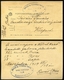 PESTSZENTIMRE Tanácsköztársaság,  1919.07. Levlap Munkás és Földműves Tanács Marxfalva Bélyegzéssel!  /  P.card Worker A - Used Stamps