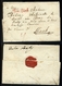 KŐSZEG 1788. Szép Portós Levél, Piros "Von.Güns" Győrbe Küldve. (350p)  /  1788 Nice Unpaid Letter , Red "Von Güns" To G - ...-1867 Prephilately