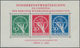 Berlin: 1949, Währungsgeschädigten-Block Mit Plattenfehler Bei Der 30 Pf Marke "zusätzlicher Senkrec - Covers & Documents