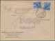 Berlin - Postschnelldienst: 50 Pf. Schwarzaufdruck Als MeF Auf Postschnelldienstbf. Von Berlin-Dahle - Briefe U. Dokumente