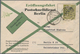 Berlin - Postschnelldienst: 1 Mk Schwarzaufdruck Als EF Auf Postschnelldienstbf. Zur Eröffnungsfahrt - Briefe U. Dokumente