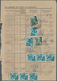 Französische Zone - Baden: 1949. 2x Senkrechter 3er-Streifen Und 2x Einzelmarke 5 Pf Mädel Sowie 2x - Other & Unclassified