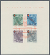 Französische Zone - Baden: 1949, Rotes Kreuz-Block In Type II/IV Mit Rotem Sonderstempel "FREIBURG 8 - Autres & Non Classés