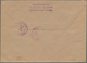Französische Zone - Württemberg: 1949. Lp-R-Brief Mit Rot-Kreuz-Block Und Zfr. Zus. 70 Pf Und Ertsta - Autres & Non Classés