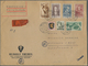 Saarland (1947/56): 1947, "84 Pfg. Und 1 Mk. Saar I" In MiF Mit FRZ Allg. Ausgabe 1-5 Mk Und Weitere - Unused Stamps