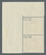 Saarland (1947/56): 1947, "5 Fr. Auf 20 Pfg. Mit Doppeltem Aufdruck Und Druckdatum", Postfrisches Ec - Ungebraucht