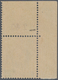 Saarland (1947/56): 1947, 6 Fr. Auf 24 Pfg. Urdruck Mit Doppeltem Aufdruck Aus Der Linken Oberen Bog - Ungebraucht