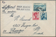 Delcampe - Saarland (1947/56): 1948, Fünf Luftpostbriefe Und Eine Größerformatige Vorderseite Aus Den Jahren 19 - Neufs