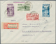 Delcampe - Saarland (1947/56): 1948, HOCHWASSERHILFE, Satzbrief Mit Kurzbefund Ney VPP, Sowie Zwei Einschreiben - Unused Stamps