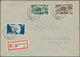 Saarland (1947/56): 1949, Jugendherbergswerk, Beide Werte In Type I, Mit Beifrankatur Auf (überfrank - Unused Stamps