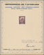 Saarland (1947/56): 1949/50. Außergewöhnliche Serie Von 8 Ungezähnten, Gummierten Marken, Fixiert Au - Neufs