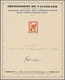 Saarland (1947/56): 1949/50. Außergewöhnliche Serie Von 8 Ungezähnten, Gummierten Marken, Fixiert Au - Unused Stamps