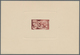 Saarland (1947/56): 1950, 25 Fr. Und 200 Fr. Europarat Als Ministerblocks Auf Kartonpapier, Ohne Gum - Unused Stamps