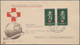 Saarland (1947/56): 1951, 25+10 Fr. Rotes Kreuz Als EF Mit SSt SAARBRÜCKEN 29.4.51 In Die Schweiz Un - Unused Stamps