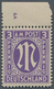 Bizone: 1945/46. 3 Pfg "AM POST, Englischer Druck, FArbe Dunkelbläulichviolett, Gezähnt L 14 1/4 X 1 - Sonstige & Ohne Zuordnung