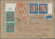 Bundesrepublik Deutschland: 1949, 100 Jahre Deutsche Briefmarken, 10 Pfg. (senkrechtes Paar Vom Ober - Lettres & Documents