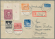 Bundesrepublik Deutschland: 1949, 8 Pf Wohlfahrt Rechtes Oberes Eckrandstück Mit Bogen-Markierungspu - Lettres & Documents