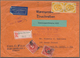 Bundesrepublik Deutschland: 1953, Senkrechtes Paar 70 Pfg. Posthorn In Sehr Seltener Verwendung Als - Briefe U. Dokumente