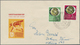 Bundesrepublik Deutschland: 1951, NBA Wuppertal 10 Pf Und 20 Pf. Auf Gelaufenem Schmuck-Erttagsbrief - Briefe U. Dokumente