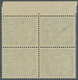Bundesrepublik Deutschland: 1960. Heuss I 10 Pf Im SR-4er-Block, Jede Marke Mit Aufdruck "Entwertet" - Covers & Documents