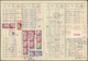 Bundesrepublik Deutschland: 1954, Heuss 1-3 DM, Mehrfach Meist In Einheiten Von Paar Bis 6er-Block A - Covers & Documents