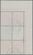 Bundesrepublik - Zusammendrucke: 1951, Posthorn 20+X+20 Sowie 20+10+20 Im Gestempelten Eckrand-Sechs - Zusammendrucke