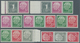 Bundesrepublik - Zusammendrucke: 1958/1960, Heuss Liegendes Wasserzeichen 15 Werte Komplett, Postfri - Zusammendrucke