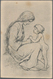 Ansichtskarten: Künstler / Artists: FIDUS (1868 -1948), Deutscher Maler Und Illustrator. "Zwiegebet" - Ohne Zuordnung