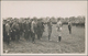 Ansichtskarten: Propaganda: Original Private Real Photo RPPC Of Hitler With A Bunch Of SS/SA Men Inc - Parteien & Wahlen