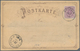 Ansichtskarten: Vorläufer: 1878, BROCKEN-HOTEL, Vorläuferkarte 5 Pf. Lila Mit K1 BROCKEN 10.7.78, Ec - Ohne Zuordnung