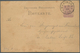 Ansichtskarten: Vorläufer: 1880, WARTBURG, Vorläuferkarte 5 Pf. Lila Als Privatganzsache Mit K1 WART - Non Classés