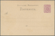 Ansichtskarten: Vorläufer: 1880 (ca). Privat-Postkarte 5 Pfge Violett Ziffer Mit Bläulicher Abb. Rs. - Ohne Zuordnung