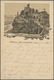 Ansichtskarten: Vorläufer: 1886, "Gruß Vom Drachenfels", Vorläuferkarte Mit 5 Pg. Lila Als Privatgan - Unclassified
