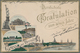 Ansichtskarten: Vorläufer: 1887/1888, Zwei Frühe Farb-Vorläufer Ansichtskarten "Gruss Aus Dresden" B - Unclassified