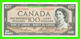 BILLETS - CENT DOLLARS 1954 - BANQUE DU CANADA - MINT CONDITION - No C/J 3155469 - - Canada