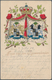 Ansichtskarten: Motive / Thematics: HERALDIK / WAPPEN, Eine Tolle Mischung Mit 76 Historischen Ansic - Other & Unclassified