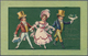 Ansichtskarten: Motive / Thematics: KUNST & KITSCH, 68 Reizende Alte Ansichtskarten Alle Um 1900 Mit - Sonstige & Ohne Zuordnung