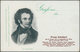 Ansichtskarten: Motive / Thematics: MUSIK / KOMPONISTEN, Franz Schubert (1797-1828), österreichische - Sonstige & Ohne Zuordnung