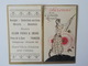 1926 Carte Parfumée Calendrier De La Corbeille Royale Suzanne Pub Mercerie Franière Floreffe - Antiquariat (bis 1960)