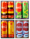 COCA COLA FIFA 2018 SOCCER FOOTBALL - 8 CANS FROM THAILAND - LIMITED COLLECTORS ITEMS - Blikken