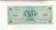 Italy, 50 Fifty Lire Occupazione Alleata 1943 - 2. WK - Alliierte Besatzung