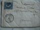 Beauvais   G C Gros Chiffre  404  Lettre Timbre  Empire Franc - 1849-1876: Période Classique