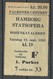 DENARK 1963 Hamborg Staatsopera Theater Ticket With Advertising Slogans At Backside - Tickets - Vouchers