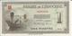 INDOCHINE   1  Piastre   Nd(1945)   -- UNC --   Lettre  B - Indocina