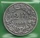 SVIZZERA 1920 - Helvetia - 2 Fr / CHF - B / BB  - Argento / Argent / Silver - Confezione In Bustina - Altri & Non Classificati