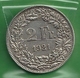 SVIZZERA 1921 - Helvetia - 2 Fr / CHF - BB / SPL  - Argento / Argent / Silver - Confezione In Bustina - Altri & Non Classificati