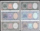 B41 - EGYPTE 6 Billets Diff. De 10 Piastres 1er Choix - Egypte