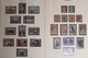 Delcampe - Frankreich 1945-1959 + 2 Alte Briefe, Gestempelte Sammlung - Sammlungen (im Alben)